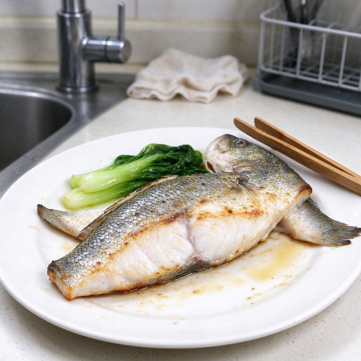 Fresh Sea Bass Whole and Filleted - view 3